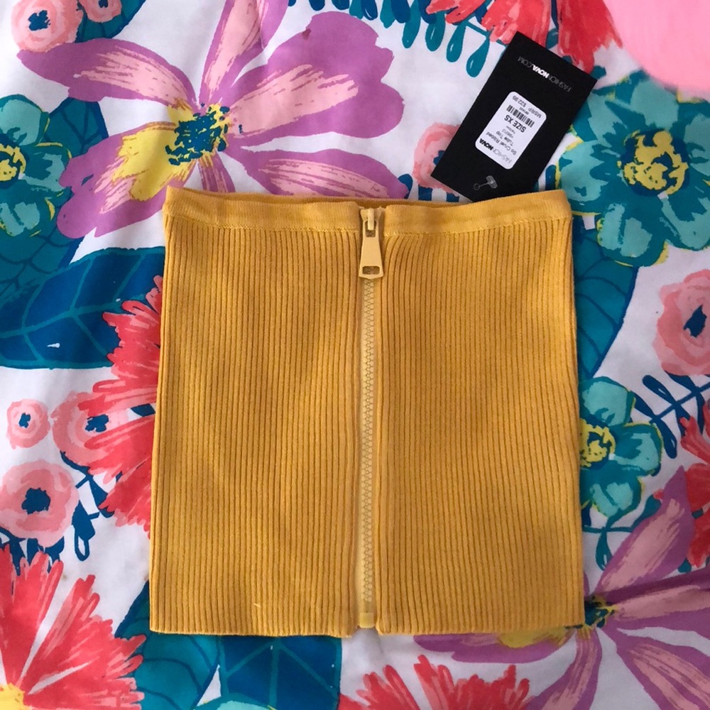 Yellow Tube Top